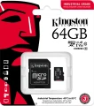 Kingston Industrial MicroSDXC 64 GB Class 10 UHS-I/U3 A1 V30