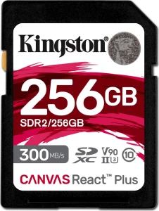 Kingston Canvas React Plus SDXC 256 GB Class 10 UHS-II/U3 V90
