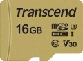 Transcend 500S MicroSDHC 16 GB Class 10 UHS-I/U3 V30