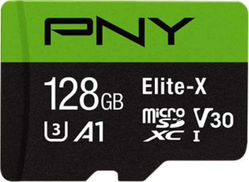 PNY Elite-X MicroSDXC 128 GB Class 10 UHS-I/U3 A1 V30