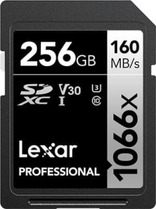 Lexar Professional 1066x SDXC 256 GB Class 10 UHS-I/U3 V30