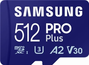 Samsung PRO Plus SDXC 512 GB U3 A2 V30