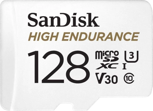 SanDisk High Endurance MicroSDXC 128 GB Class 10 UHS-I/U3 A1 V30