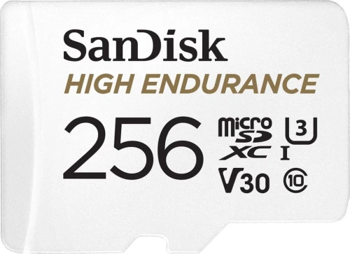 SanDisk High Endurance MicroSDXC 256 GB Class 10 UHS-I/U3 A1 V30