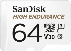 SanDisk High Endurance MicroSDXC 64 GB Class 10 UHS-I/U3 A1 V30