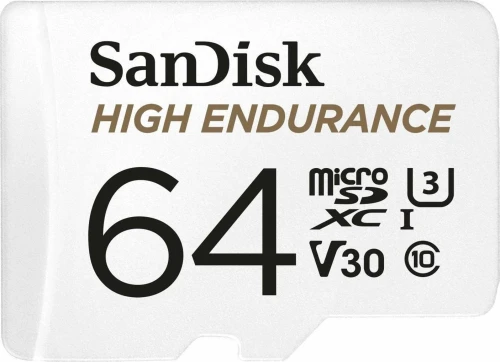 SanDisk High Endurance MicroSDXC 64 GB Class 10 UHS-I/U3 A1 V30