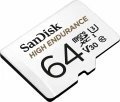 SanDisk High Endurance MicroSDXC 64 GB Class 10 UHS-I/U3 A1 V30