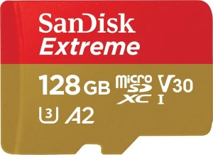 SanDisk Extreme MicroSDXC 128 GB Class 10 UHS-I/U3 A2 V30