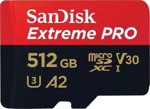 SanDisk Extreme PRO MicroSDXC 512 GB Class 10 UHS-I/U3 A2 V30