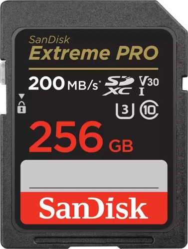 SanDisk Extreme PRO SDXC 256 GB Class 10 UHS-I/U3 V30