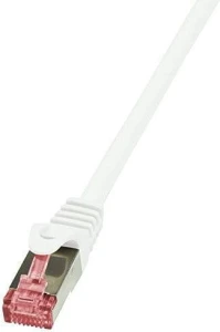 LogiLink Patchcord CAT.6 S/FTP 0,25m, biały