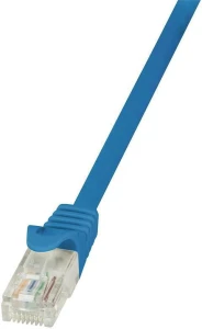 LogiLink Patchcord CAT 6 U/UTP EconLine, 0,5m, niebieski