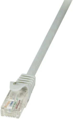 LogiLink Patchcord CAT 6 U/UTP EconLine, 0,5m, szary