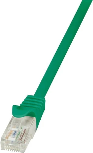 LogiLink Patchcord, CAT.6, U/UTP, 0,5m, zielony
