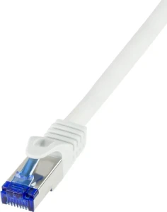 LogiLink C6A041S kabel sieciowy Biały 1,5 m Cat6a S/FTP