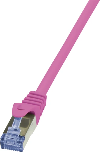 LogiLink Patchcord Cat.6A, S/FTP, 2m, różowy