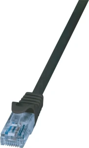 LogiLink RJ-45/RJ-45, kat.6A, U/UTP, czarny, 3m