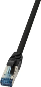 LogiLink Patchkabel CAT6A S/FTP AWG27f. Industrie black 30m