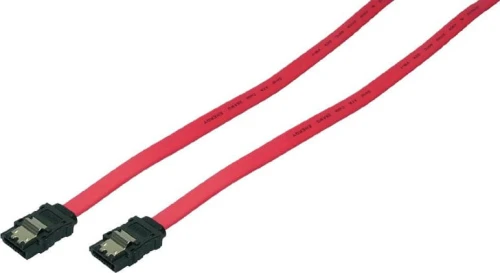 LogiLink SATA - SATA, 0.5m, Czerwony