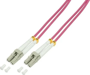 LogiLink światłowód OM4 LC-LC 50.0m fioletowy