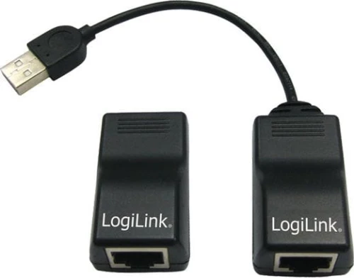 LogiLink UA0021D USB - RJ45 Czarny