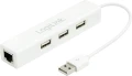 LogiLink 1x RJ-45 + 3x USB-A 2.0