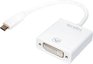 LogiLink USB-C - DVI Biały