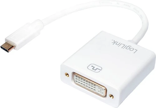 LogiLink USB-C - DVI Biały