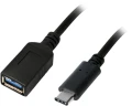 LogiLink USB-C - USB Czarny