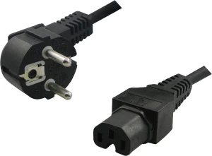 LogiLink Kabel zasilający Schuko - C15, 2m
