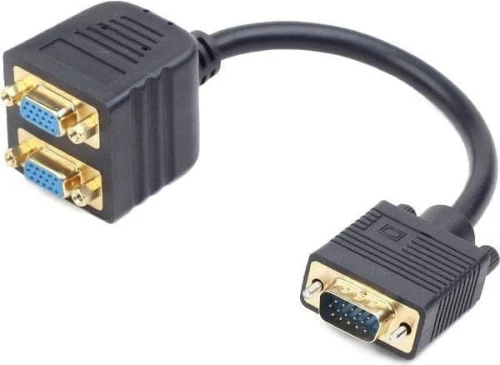 Gembird D-Sub (VGA) x2 D-Sub (VGA), 0.2m, Czarny