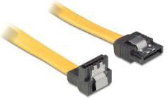 Delock SATA - SATA, 0.5m, Żółty