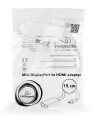 Gembird A-MDPM-HDMIF-02-W DisplayPort Mini - HDMI biały