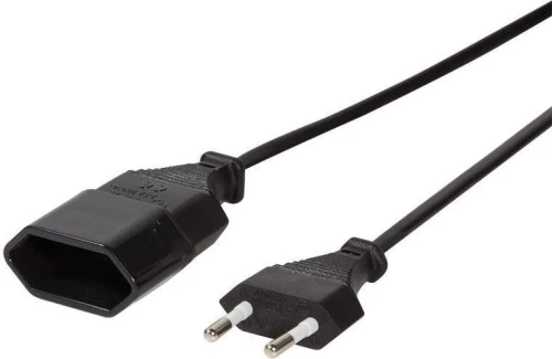 LogiLink Przedłużacz kabla zasilającego LogiLink CP124 Euro CEE 7/16 czarny 3m - CP124