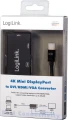 LogiLink DisplayPort Mini - HDMI - D-Sub (VGA) - DVI-I czarny