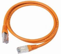 Gembird PP12-0.25M/O RJ45, osłonka zalewana, kat. 5e, UTP, 0,25m, pomarańczowy