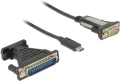 Delock 62904 USB - RS-232 Czarny
