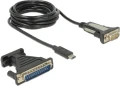 Delock 62904 USB - RS-232 Czarny