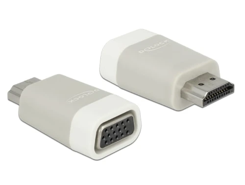 Delock HDMI - D-Sub (VGA) szary