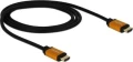 Delock HDMI - HDMI 1m pomarańczowy