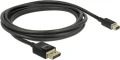 Delock DisplayPort Mini - DisplayPort 2m czarny