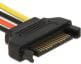 Delock Molex - SATA, 0.3m, Wielokolorowy