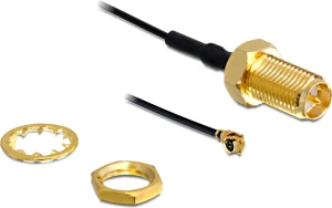 Delock Przewód I-PEX - RP-SMA, 0.5m