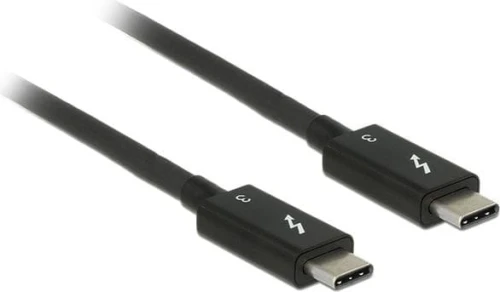 Delock Thunderbolt - Thunderbolt 0.5 m Czarny