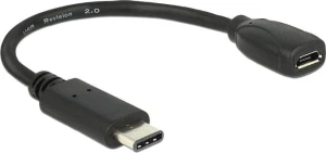 Delock USB-C 0.15m czarny