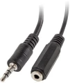 Lanberg Jack 3.5mm - Jack 3.5mm x2 0.1m czarny