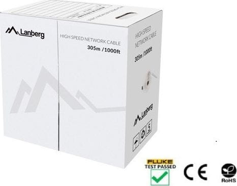 Lanberg UTP Kat.5e DRUT black LCU5-12CU-0305-BK