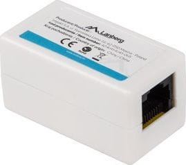 Lanberg Adapter złączka sieciowa RJ45 x2 kat.6 -AD-RJ45-RJ45-OU6