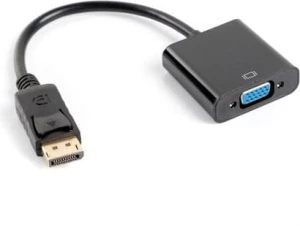 Lanberg DisplayPort - D-Sub (VGA) czarny