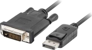 Lanberg DisplayPort - DVI-D 1.8m czarny